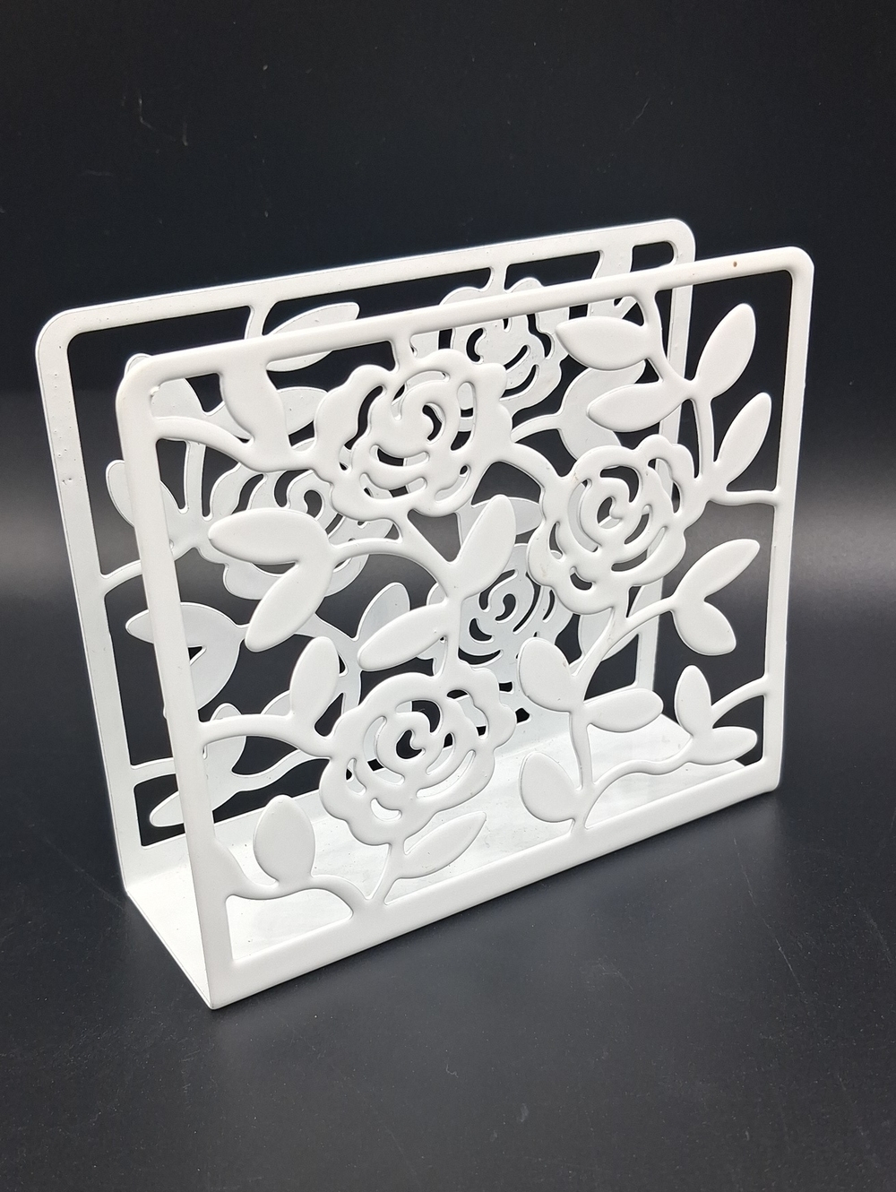 Ikea Floral Metal Napkin Holder